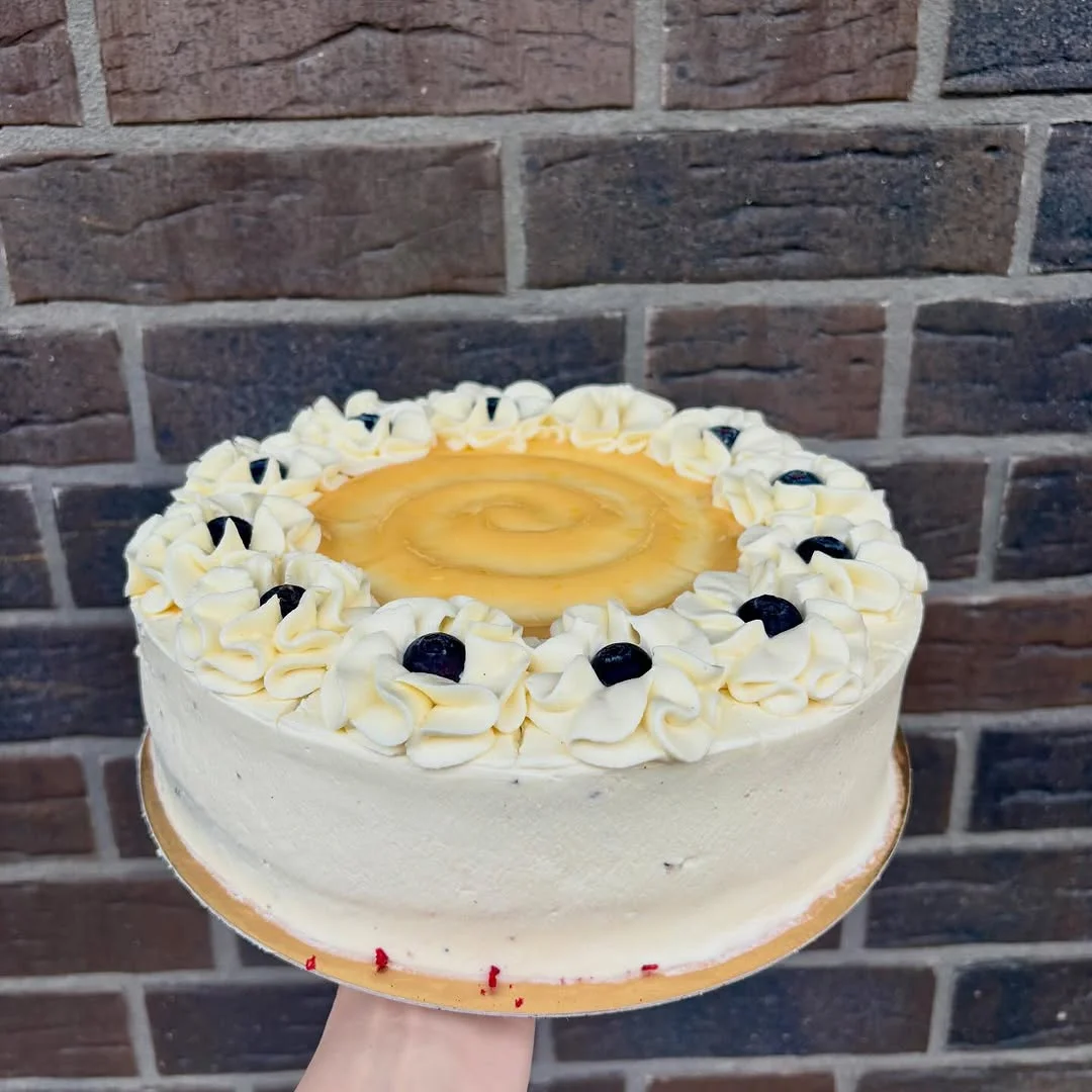 Citronový dort a skořicové šneky